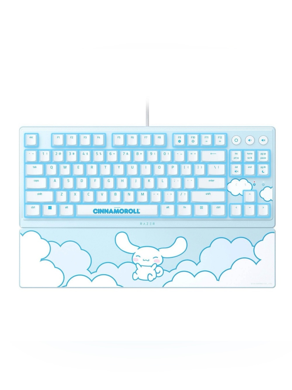 Razer x Sanrio Cinnamoroll Ornata V3 X Tenkeyless Low Profile Gaming Keyboard